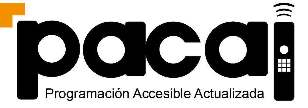 Logotipo de Programación Accesible Actualizada